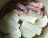 出汁がおいしい手羽中と大根の煮物作り方7写真