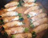 手軽に！豚肉ポパイ巻き♪作り方4写真