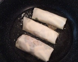 ささみとねぎとチーズの春巻き作り方4写真