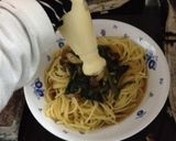 ほうれん草としめじの和風スープパスタ作り方20写真