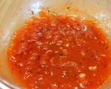 レンジで簡単♡カニカマトマトソースパスタ作り方3写真