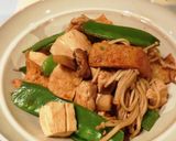 麻婆豆腐風～豆腐と青梗菜の中華炒め作り方4写真