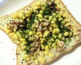 海苔紫蘇風味♡コーンと胡桃の和トースト作り方3写真