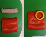 簡単！乗せるだけ！星のカービィキャラ弁✩作り方4写真