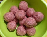 簡単♪ほうれん草と肉団子の春雨スープ作り方3写真