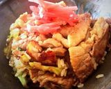 豚キャベツ丼丼どぉーん作り方3写真