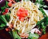 玉ねぎドレッシングで驚き本格パスタ！作り方7写真