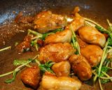 ＊若鶏と水菜のぺペロンチーノ＊作り方5写真