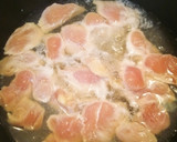 白菜と鶏の卵とじ作り方3写真