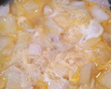 白菜と鶏の卵とじ作り方5写真