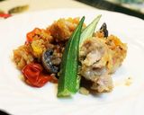 フライパンでチキンパエリヤ♪作り方17写真