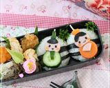ひな祭りキャラ弁＊おひな様ピンチョス作り方3写真