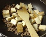 厚揚げとひき肉のうま辛煮♡作り方3写真