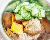 簡単リメイク☆南瓜のゴマサラダ作り方3写真