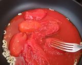 トマトとスモークサーモンのクリームパスタ作り方3写真