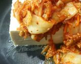 簡単!!豆腐一丁キムチ炒め作り方1写真