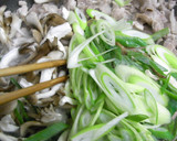 とろ～り♪くずし豆腐＆豚肉＆きのこ煮込み作り方5写真