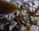 とろ～り♪くずし豆腐＆豚肉＆きのこ煮込み作り方8写真