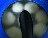 フライパンで　イングリッシュマフィン。作り方3写真
