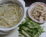 もやし*ささみ*きゅうりピリ辛和え作り方1写真