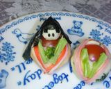 雛祭りに✿お雛様のプチポテトマトサラダ作り方5写真