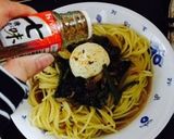 ほうれん草としめじの和風スープパスタ作り方21写真