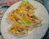 照り焼きチキン クラブハウス✩サンド作り方9写真