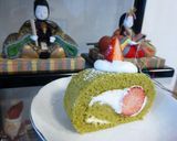 ひな祭りにも♡ママの抹茶ロールケーキ作り方19写真