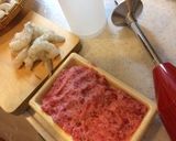 プリプリ♪マグロとエビの水餃子作り方1写真