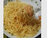 一人分ランチ☆簡単たらこパスタ作り方3写真