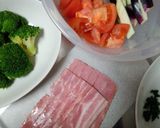 色々野菜とイタリアンパセリのパスタ作り方2写真