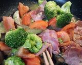 色々野菜とイタリアンパセリのパスタ作り方5写真