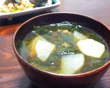 ベジブロス×わかめと干し野菜のお味噌汁作り方5写真