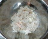 もちもち～♥蓮根のお好み焼き風焼き作り方1写真