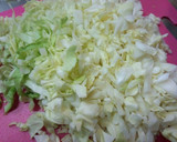 もちもち～♥蓮根のお好み焼き風焼き作り方2写真