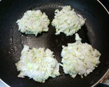 もちもち～♥蓮根のお好み焼き風焼き作り方4写真