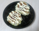 もちもち～♥蓮根のお好み焼き風焼き作り方6写真