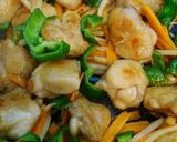 和風鶏チンジャオ作り方4写真