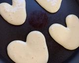 ハート型絞り出し不要！ハートのパンケーキ作り方6写真