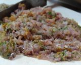 母の故郷の絶品料理・鯵のたたき(なめろう作り方8写真