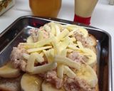 ツナとバナナチーズ♪トースト作り方3写真