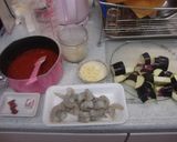 ナスとエビのピリ辛本格トマトパスタ作り方1写真