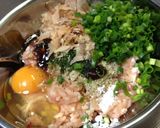 油を使わずヘルシー☆鶏つくねハンバーグ作り方1写真