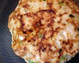 油を使わずヘルシー☆鶏つくねハンバーグ作り方5写真