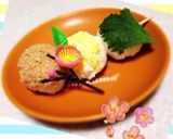 三色丼風♪三色団子おにぎり♡作り方4写真