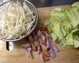 コスパ高☆もやしとキャベツのにんにく炒め作り方1写真
