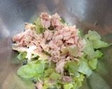 柔らかゆでレタスとツナのサラダ作り方2写真