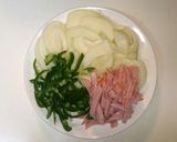 しらたきと野菜炒め　ナポリタン風作り方2写真