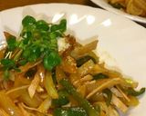 しらたきと野菜炒め　ナポリタン風作り方5写真