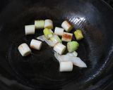 プチッと❤　新ゴボウと鶏のおかずスープ作り方4写真
